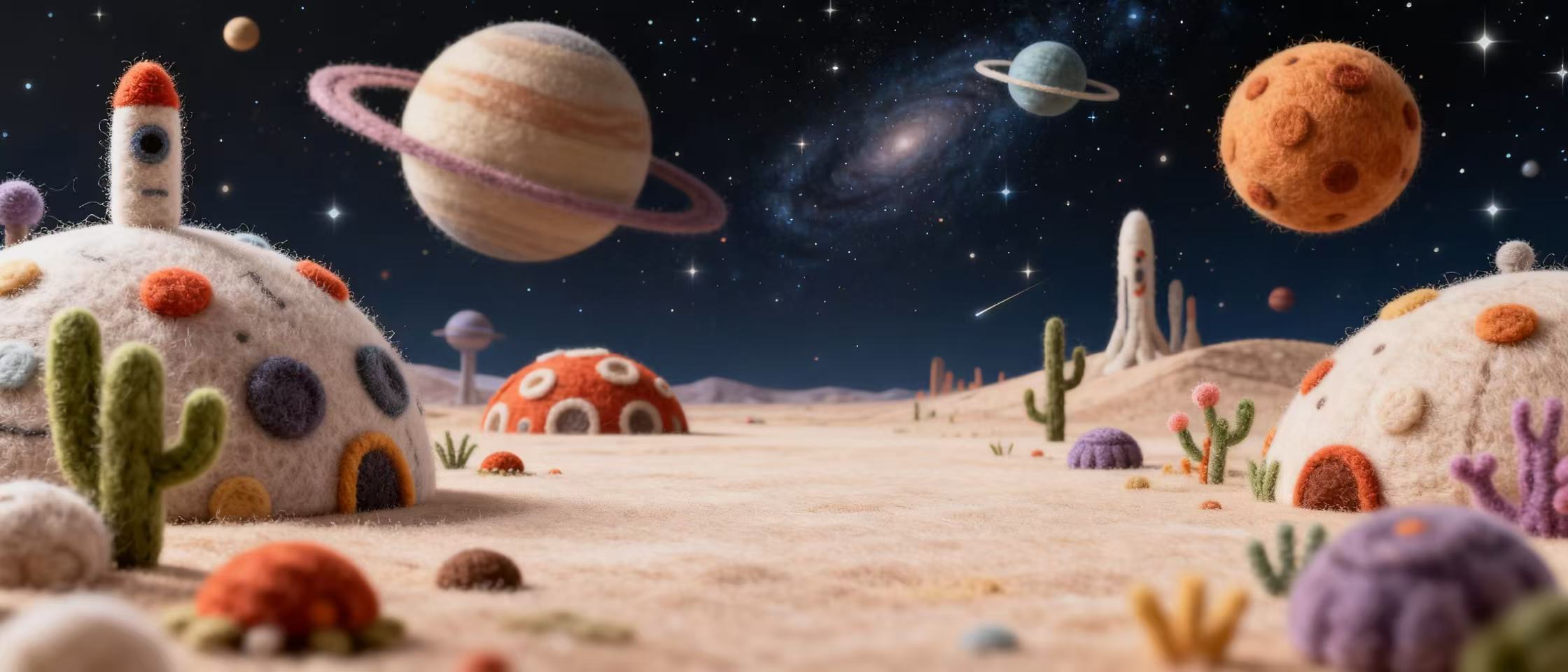 摆摆星泊毛毡星球